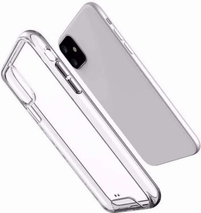 Apple iPhone 11 Pro Max Kılıf Clear Guard Serisi Gard Kapak - Şeffaf