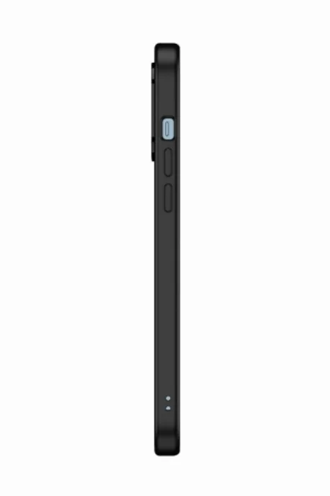 Apple iPhone 12 (6.1) Kılıf Arkası Cam Kenarları Silikon Hom Kapak - Kırmızı