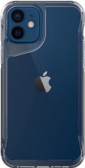Apple iPhone 12 (6.1) Kılıf Şeffaf TPU Kenarları Esnek T-Max Kapak