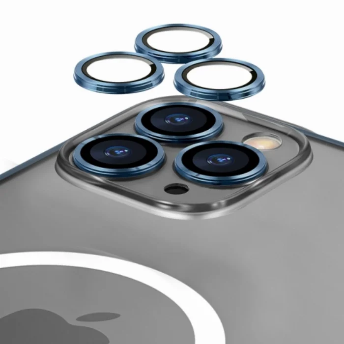 Apple iPhone 12 Pro Max (6.7) Kılıf Lens Koruyuculu Mokka Magsafe Wireless Silikon Kapak - Siyah
