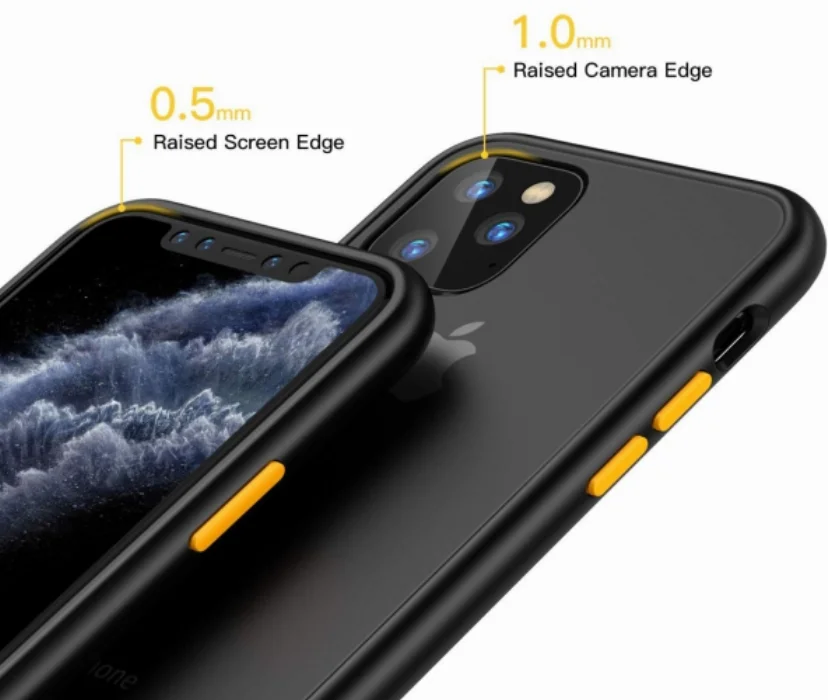 Benks Apple iPhone 11 Pro Kılıf Arkası Mat Magic Smooth Drop Resistance Kapak - Siyah