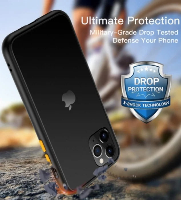 Benks Apple iPhone 11 Pro Max Kılıf Arkası Mat Magic Smooth Drop Resistance Kapak - Mavi