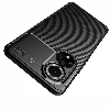 Honor 50 Kılıf Silikon Parmak İzi Bırakmayan Karbon Soft Negro Kapak - Siyah