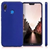 Huawei Honor 8c Kılıf İnce Soft Mat Renkli Esnek Silikon Kapak - Lacivert