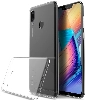 Huawei Honor 8c Kılıf Kamera Korumalı Esnek Silikon Kapak - Şeffaf