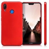 Huawei Honor Play Kılıf İnce Soft Mat Renkli Esnek Silikon Kapak - Kırmızı