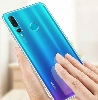 Huawei P Smart 2019 Kılıf Kamera Korumalı Esnek Silikon Kapak - Şeffaf