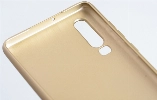 Huawei P30 Kılıf İnce Soft Mat Renkli Esnek Silikon Kapak - Gold