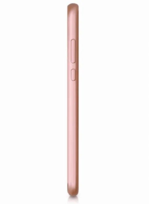Huawei P30 Lite Kılıf İnce Mat Esnek Silikon - Rose Gold