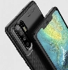 Huawei P30 Pro Kılıf Silikon Parmak İzi Bırakmayan Karbon Soft Negro Kapak - Siyah