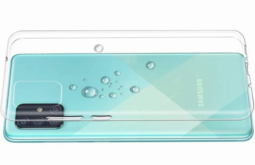 Samsung Galaxy A51 Kılıf Ultra İnce Esnek Süper Silikon 0.3mm - Şeffaf