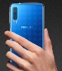 Samsung Galaxy A7 2018 Kılıf Kamera Korumalı Esnek Silikon Kapak - Şeffaf