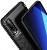 Samsung Galaxy A70 Kılıf Silikon Parmak İzi Bırakmayan Karbon Soft Negro Kapak - Siyah