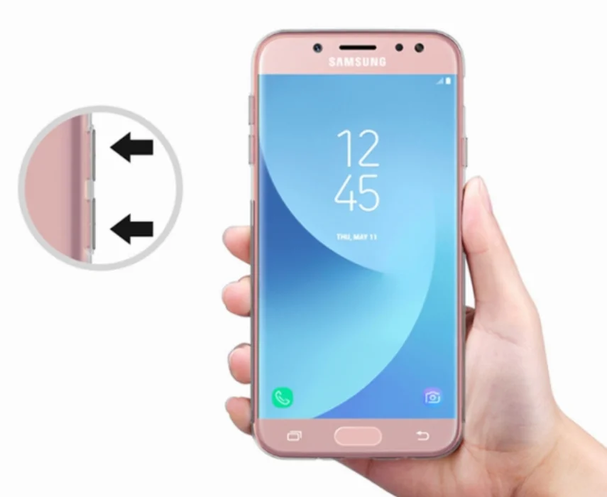 Samsung Galaxy J7 Pro Kılıf Ultra İnce Kaliteli Esnek Silikon 0.2mm - Şeffaf