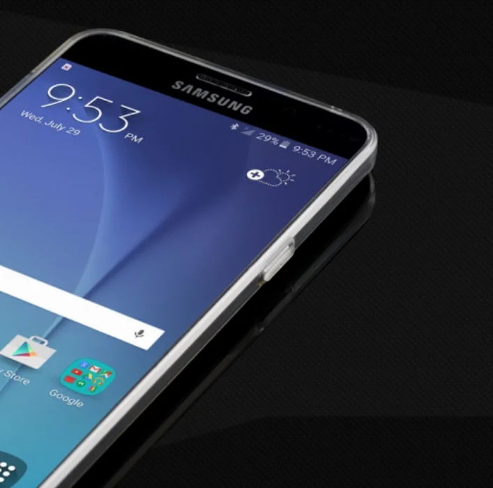 Samsung Galaxy Note 5 Kılıf Ultra İnce Kaliteli Esnek Silikon 0.2mm - Şeffaf