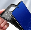 Samsung Galaxy S10 Lite Kılıf Silikon Parmak İzi Bırakmayan Karbon Soft Negro Kapak - Lacivert