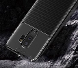 Samsung Galaxy S9 Plus Kılıf Silikon Parmak İzi Bırakmayan Karbon Soft Negro Kapak - Lacivert