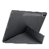 Samsung Galaxy Tab S9 Kılıf Standlı Tri Folding Kalemlikli Silikon Smart Cover - Mavi