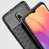 Xiaomi Redmi 8A Kılıf Silikon Parmak İzi Bırakmayan Karbon Soft Negro Kapak - Siyah