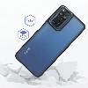 Xiaomi Redmi Note 11 Kılıf Electro Silikon Renkli Flora Kapak - Mavi