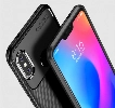 Xiaomi Redmi Note 6 Pro Kılıf Silikon Parmak İzi Bırakmayan Karbon Soft Negro Kapak - Lacivert