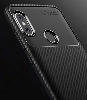 Xiaomi Redmi Note 6 Pro Kılıf Silikon Parmak İzi Bırakmayan Karbon Soft Negro Kapak - Lacivert