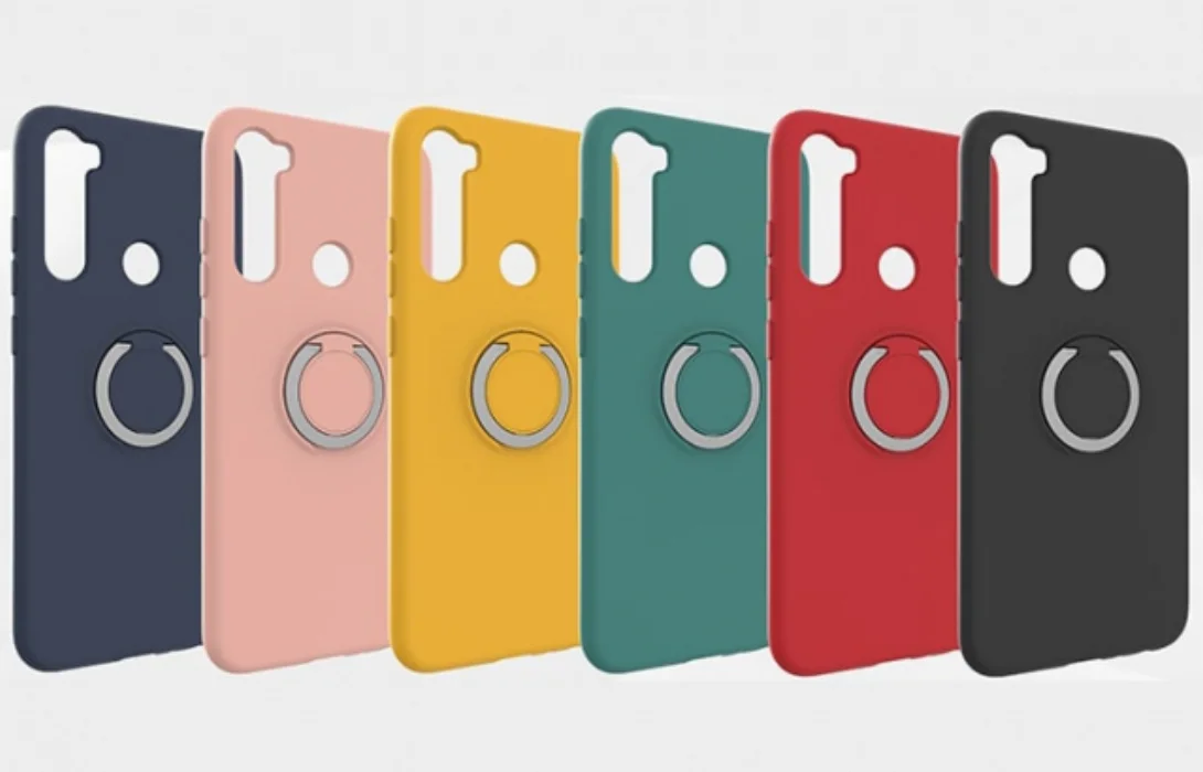 Xiaomi Redmi Note 8 Kılıf Silikon İnce Mat Esnek Parmak İzi Bırakmayan Plex Kapak - Kırmızı