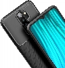 Xiaomi Redmi Note 8 Pro Kılıf Silikon Parmak İzi Bırakmayan Karbon Soft Negro Kapak - Lacivert