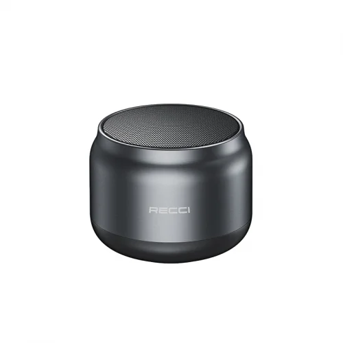 Recci RSK-W13 Hot Hatch Serisi Hi-Fi Wireless Bluetooth 5.0 Speaker Hoparlör 5W 1200mAh - Siyah