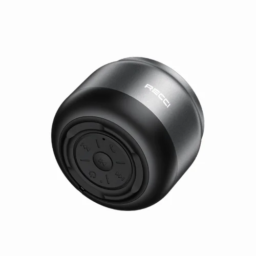 Recci RSK-W13 Hot Hatch Serisi Hi-Fi Wireless Bluetooth 5.0 Speaker Hoparlör 5W 1200mAh - Siyah