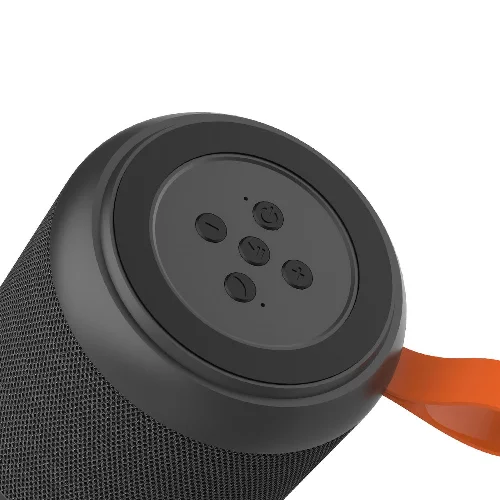 Wireless Bluetooth Speaker Hoparlör Recci RSK-W09 Mozart Serisi Hi-Fi Telefon Tutuculu 1200mAh Siyah - Siyah