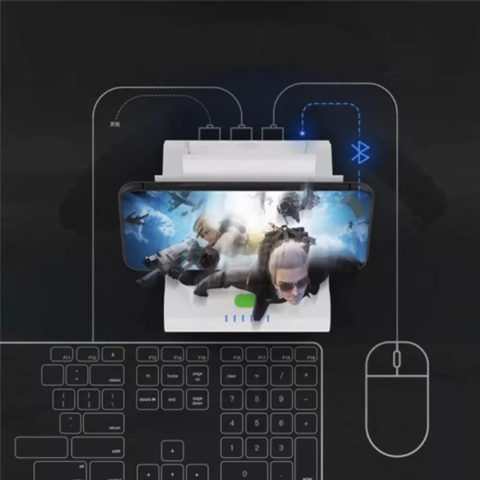 Profesyonel Mobil Oyuncu Seti SC-B05 3 in 1 Klavye Mouse Bağlantılı