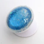 Pop Socket Telefon Tutucu Simli Sıvılı - Mavi