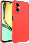 Realme 12 Lite Kılıf İçi Kadife Mat Yüzey Mara Lansman Kapak  - Kırmızı