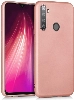 Realme 5i Kılıf İnce Soft Mat Renkli Esnek Silikon Kapak - Rose Gold