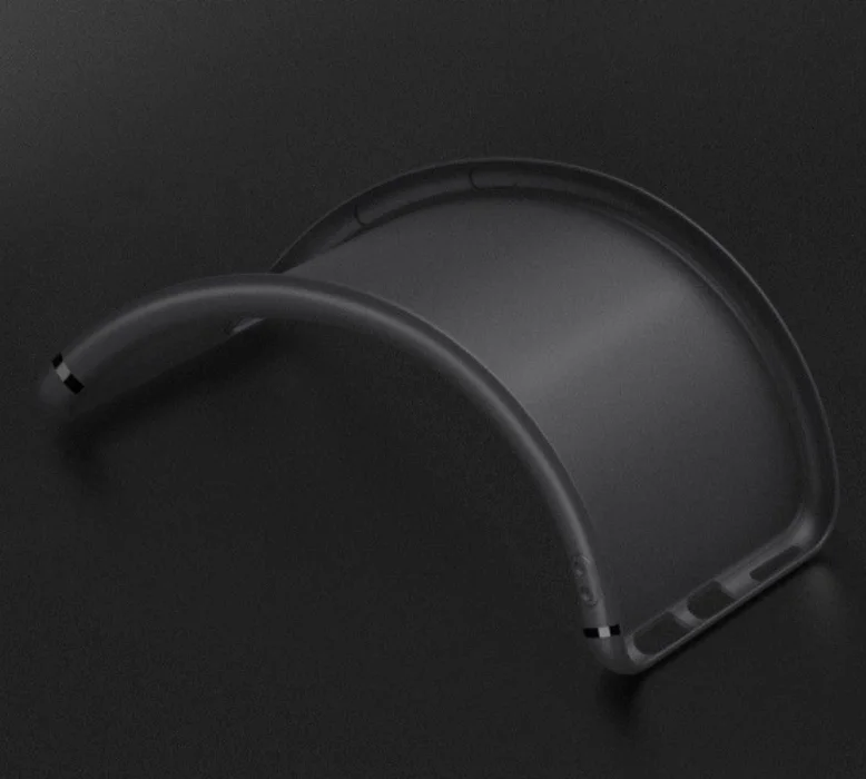 Realme 5i Kılıf İnce Mat Esnek Silikon - Siyah