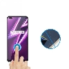 Realme 6 Pro Zore Kenarları Kırılmaya Dayanıklı Cam Ekran Koruyucu - Siyah