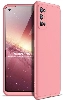 Realme 7 Pro Kılıf 3 Parçalı 360 Tam Korumalı Rubber AYS Kapak - Rose Gold