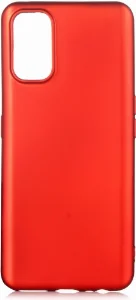 Realme 7 Pro Kılıf İnce Mat Esnek Silikon - Kırmızı