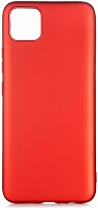 Realme C11 Kılıf İnce Mat Esnek Silikon - Kırmızı