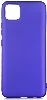 Realme C11 Kılıf İnce Soft Mat Renkli Esnek Silikon Kapak - Saks Mavi