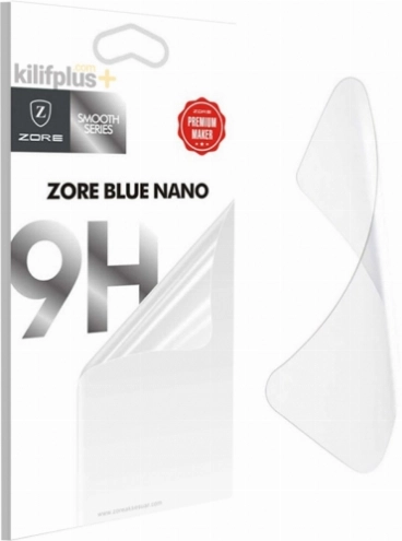 Realme C3 Ekran Koruyucu Blue Nano Esnek Film Kırılmaz - Şeffaf