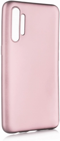 Realme XT Kılıf İnce Soft Mat Renkli Esnek Silikon Kapak - Rose Gold