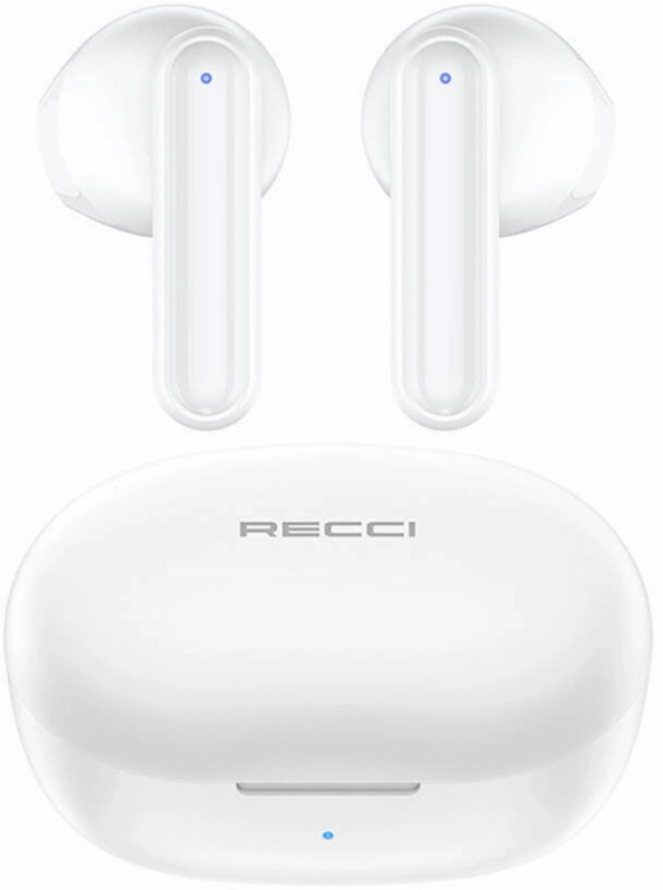 Recci REP-W78 Shell Serisi TWS Wireless 5.3 Bluetooth Kulaklık - Beyaz