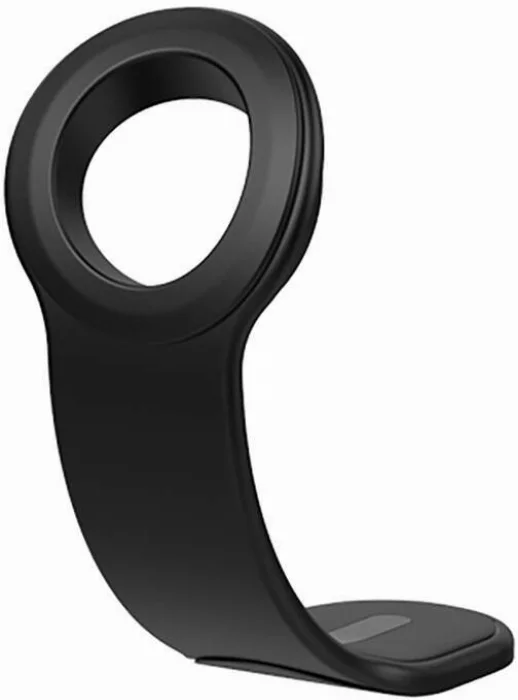 Recci RHO-C40 Magnetik Magsafe Uyumlu Bükülebilen Eğimli ve Düz Zemin Araç Telefon Tutucu - Siyah