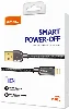 Recci RS02L Smart Power-Off Serisi Hızlı Şarj Özellikli Lightning To USB-A Kablo 1M - Siyah