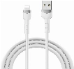 Recci RTC-N35L Hızlı Şarj Özellikli 100cm Lightning to USB-A Kablo - Beyaz