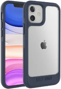 Roar Apple iPhone 12 (6.1) Kılıf UR Gmodel Serisi Arkası Şeffaf Kapak - Lacivert