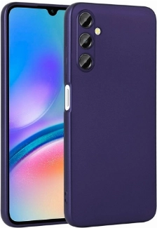 Samsung Galaxy A05s Kılıf İnce Soft Mat Renkli Esnek Silikon Kapak - Lacivert