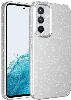 Samsung Galaxy A05s Kılıf Kamera Korumalı Simli Parlak Lüks Silikon Koton Kapak - Gümüş